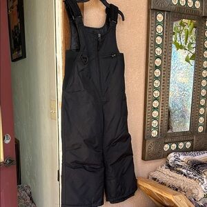 Rawik Black Water Resistant Insulated Snow Bib Overalls 4T